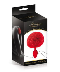 Plug κόκκινο με ουρά Sweet Caress