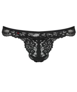 String μαύρο με δαντέλα 810 Obsessive