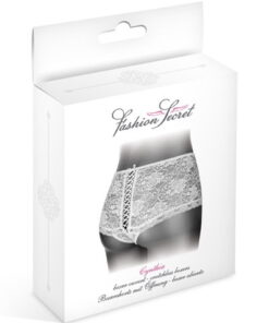 Boxer Cynthia λευκό με δαντέλα