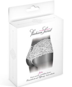 Boxer Julia λευκό με δαντέλα Lacage