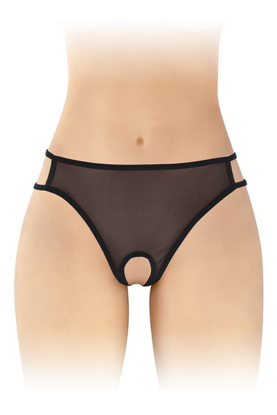 710007010 Culotte Ophelia μαύρο διάφανο
