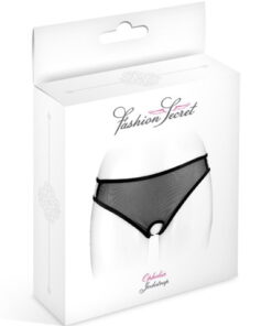 Culotte Ophelia μαύρο διάφανο