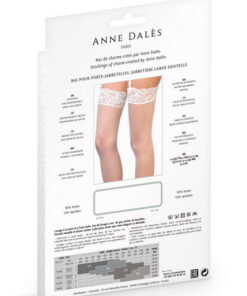 Anne D' Ales Bruna καλσόν λευκό με δαντέλα