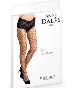 Κολάν Anne D' Ales Delphine διχτυωτό μαύρο