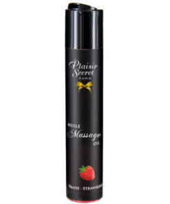 Λάδι μασάζ από βαμβάκι Strawberry Plaisir Secret